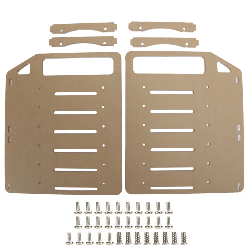 Desktop Computer Acrylic Bracket, Multi Function Rack, Non Metallic Material, For Easy Storage Solutions