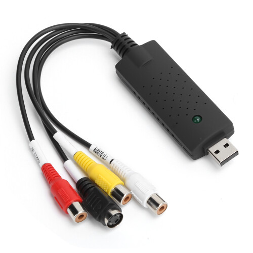 Μετατροπέας USB με υποστήριξη RCA και S-Video, VHS σε ψηφιακή κάρτα λήψης με αναπαραγωγή 2