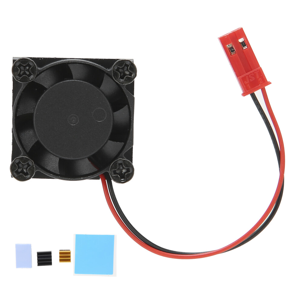 Advanced Heat Dissipation System For Raspberry Pi 4, Thermal Conductive Glue Secures Smooth Aluminum Material, Silence Fan And Aluminum Heat Sink For 9147006004876