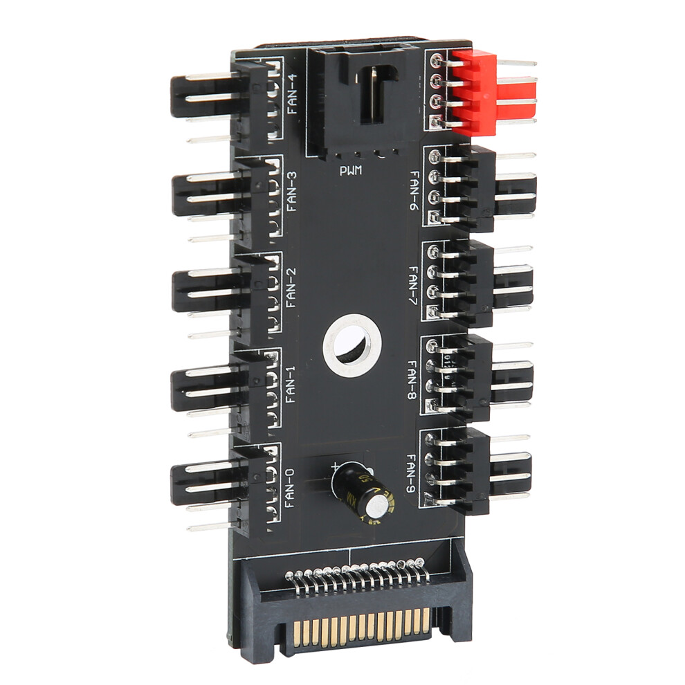 Fan Hub 4 ÂPin Pwm Integrierte Netzteil Adapter 7465065508091