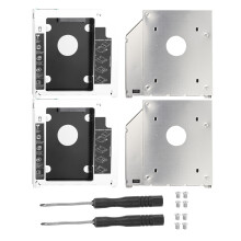 SSD-HDD-Adapter für Laptops, universelle Kompatibilität, Festplattengehäuse mit zusätzlicher Speicherkapazität, kompatibel mit SATA-Festplatten