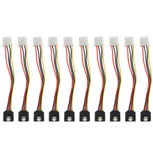 Adaptateur SATA Power Wizard, connecteur SATA mâle vers IDE femelle, assure une connexion sécurisée pour une gestion optimale des câbles internes