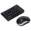 Wireless Numeric Keyboard Mouse Set MC-61CB 22/3 Keys Black 5