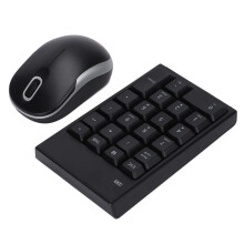 Wireless Numeric Keyboard Mouse Set MC-61CB 22/3 Keys Black