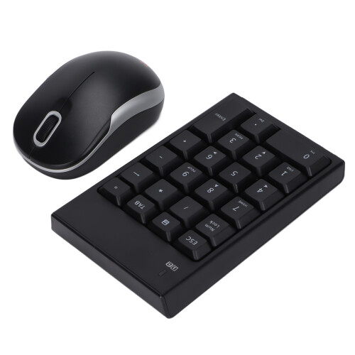 Wireless Numeric Keyboard Mouse Set MC-61CB 22/3 Keys Black