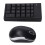 Wireless Numeric Keyboard Mouse Set MC‑61CB, 2.4G, Silent Black 1