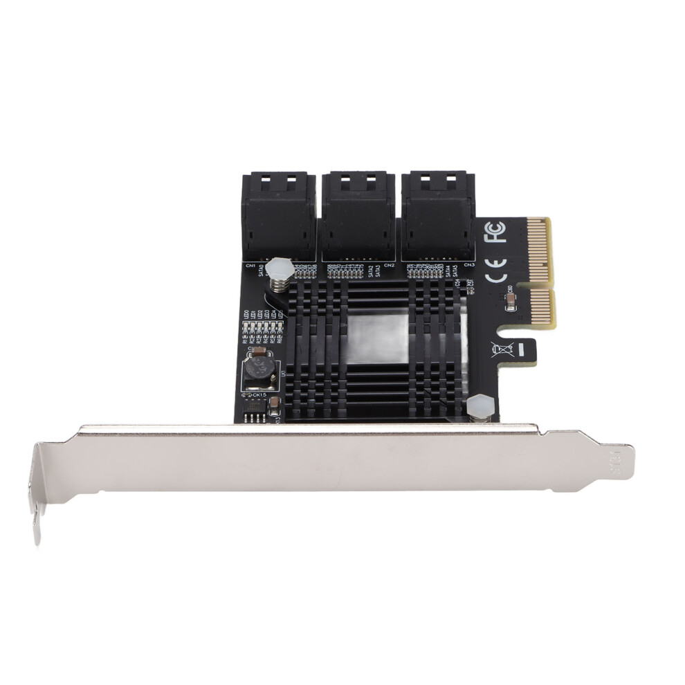 Lightweight Sata Expansion Card 6 Ports Pci-E 4X Pcb For Windows/Linux 8141377180246