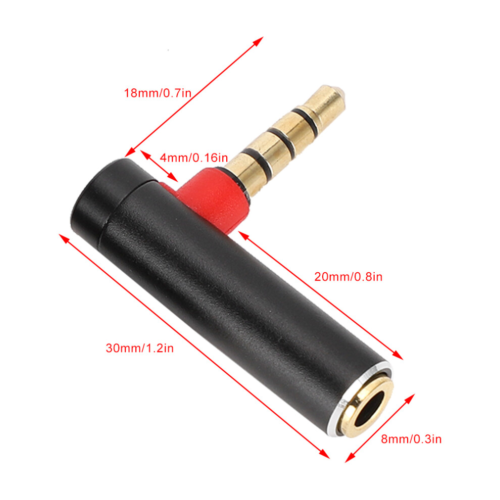 2Pcs 3,5Mm Mã¤Nnlich Zu Weiblich Audio Adapter 7598290332428