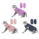 Ademend kattenherstelpak Ontsnappingsbestendig Elastisch-Roze S 2