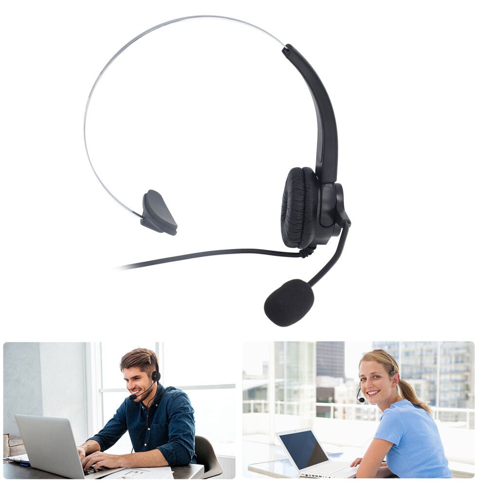 Office Usb Headset With Enc Noise Cancelling & Adjustable Mic 8341374569772
