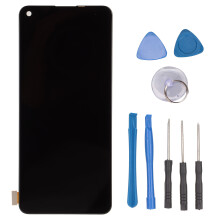 Substituição da tela LCD para OPPO A94 5G, solução para problemas de distorção de pixels na tela com suporte para ferramentas de montagem e