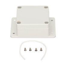 Boîtier de haut-parleur de plafond rond étanche et ignifugé, boîte de jonction électrique en ABS résistant à la corrosion, convient pour le