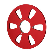 10.5 Inch Aluminum Alloy 1/4 Inch Takeup Reel 6 Hole Red