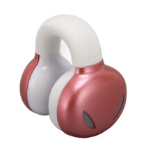 Wasserdichte pinke Bluetooth-Clip-On-Kopfhörer, 8 Stunden Gesprächszeit, Geräuschunterdrückung