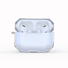 Bezdrátové nabíjecí pouzdro pro AirPods Pro, průhledný ochranný kryt TPU s ochranou proti otiskům prstů pro 2./1. generaci, lehký a malý,