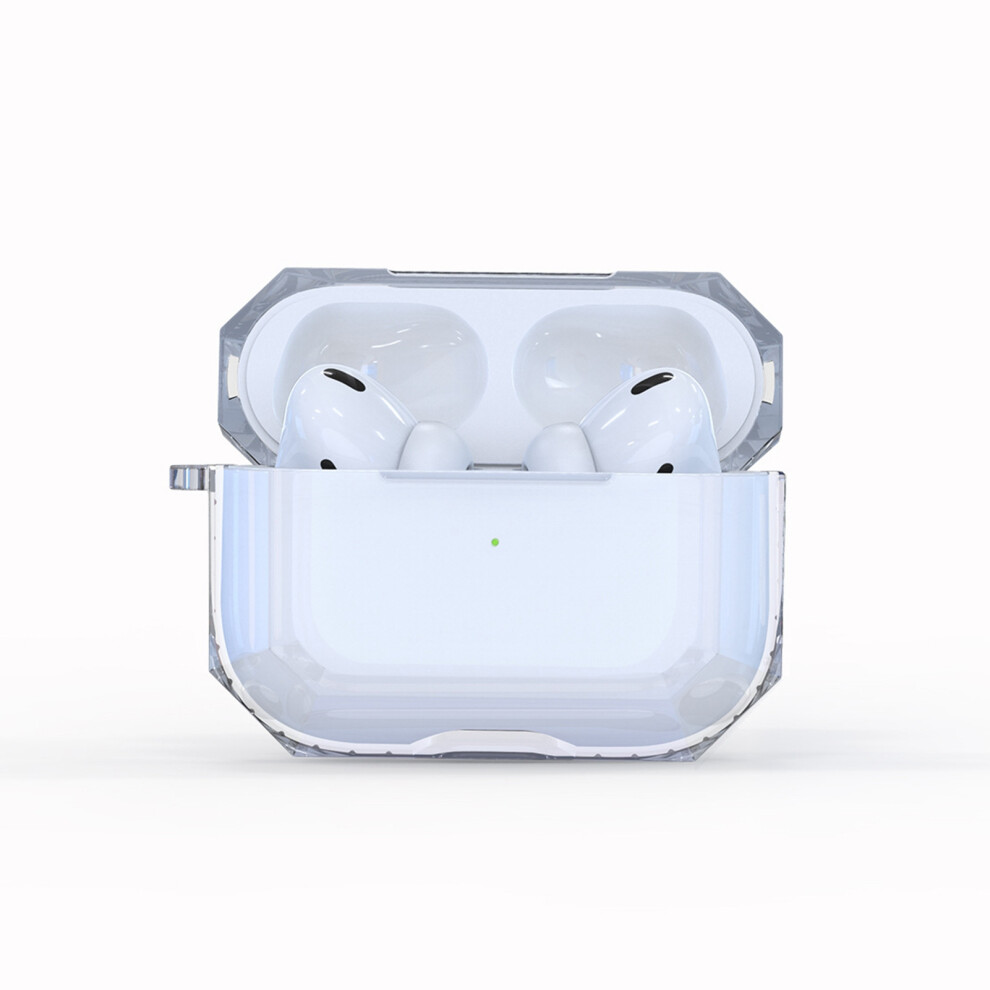 Shockproof Case For Airpods Pro, Transparent Tpu Protective Cover With Wireless Charging For 2Nd/1St Generation, Lightweight And Small, Includes Anti 9012494487831