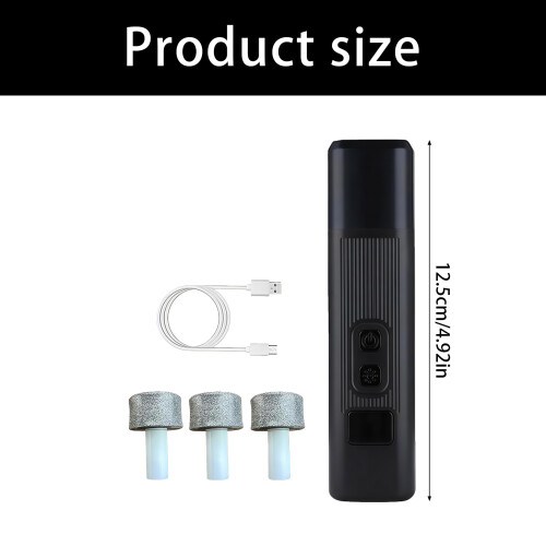 Haustier-Nagelschleifer, USB-aufladbares-Schwarz 2