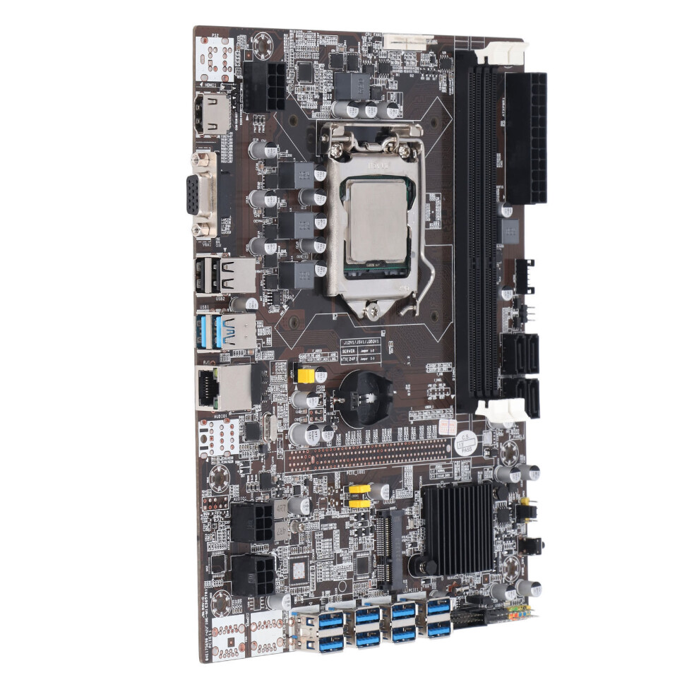 DDR3 Miner Motherboard LGA 1155 8 USB3.0 23x17.5cm for ETH/BTC
