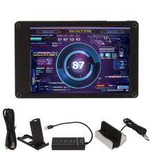 Energy Saving Customizable Screen Layout Computer Temp Monitor, Great Viewing Angles, Environmental Protection, Accurate Information, 3.5 Inch IPS Min