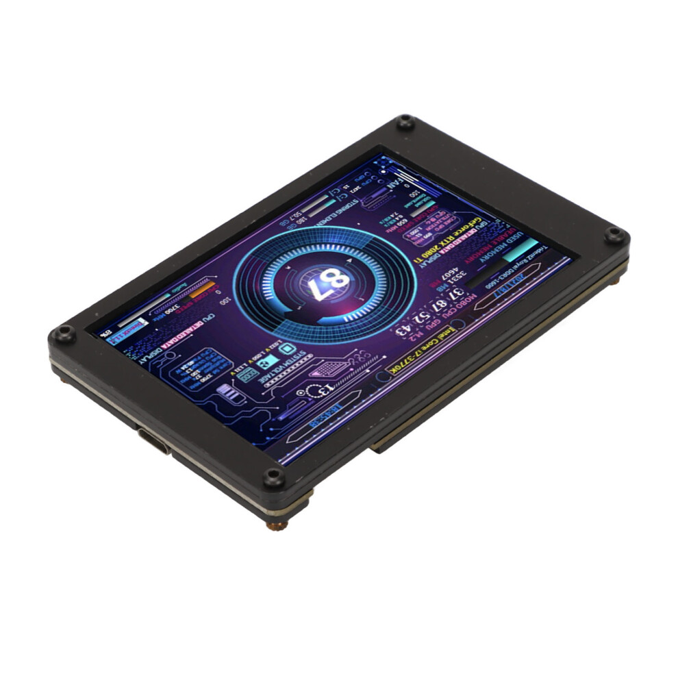 3.5 Inch Adjustable Brightness Computer Temp Monitor Â Ips Display 9481372838063