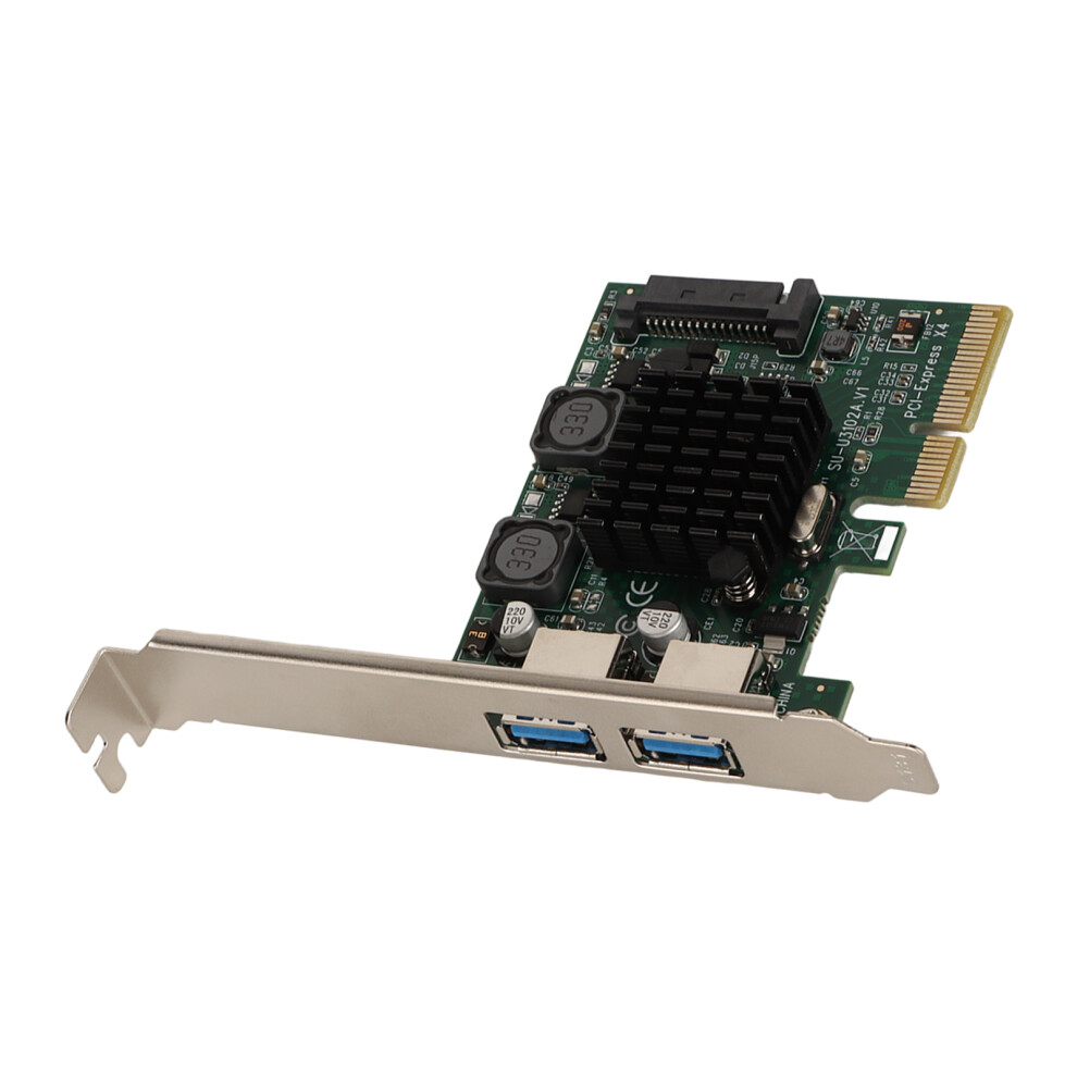 Usb 3.2 Expansion Card 2 Ports 10Gbps Pcie For Win 10Xp7/8 4651374107879
