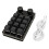 Keyboard 12 Keys Mini Size, Multifunction with 2 Knobs, Programmable Design for Portable Gaming (Blue) 1