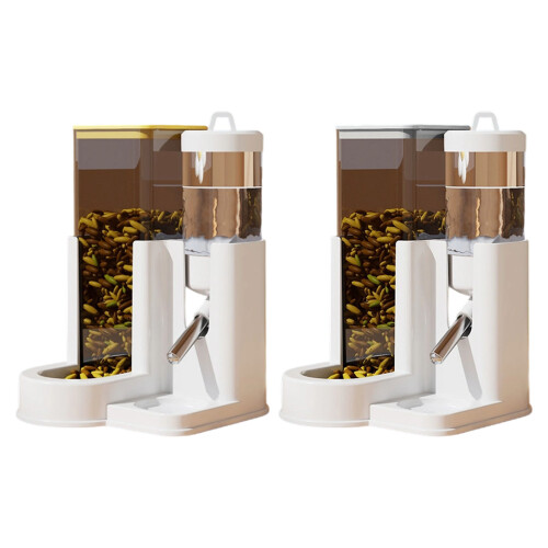 Hamster Feeder and Water Dispenser Automatic System Pin-Gray 1