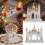 Gold and White Mosque Tower Model Desktop Ornament,Ramadans-A. 3