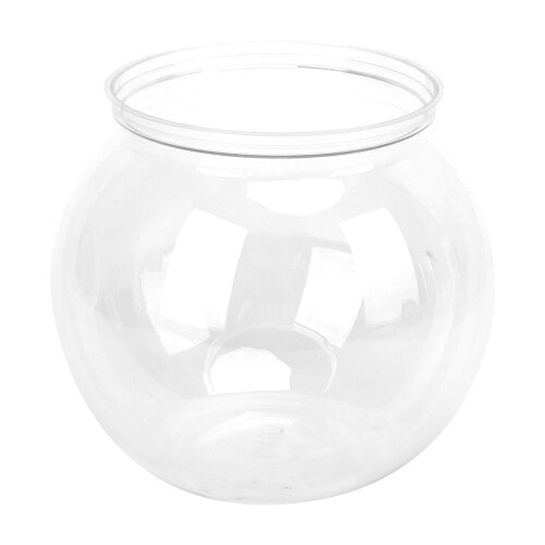 Durable Clear Plastic Fish Bowl for Home Use – Ideal for Small Fish & Decor 1