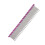 Robuster Edelstahl-Katzenhaarbürste 16x3,3 cm Lila 1