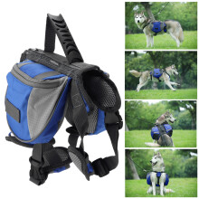 Reflektierende Hundesatteltaschen für Wandern und Camping Wasserabweisend S/M/L Größen