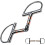 Easy Control DRing Bit  1314mm Copper Roller Mouth  Stainless Steel Snaffle 2