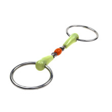Horse Bit, Horse Bit Accessory, Stainless Steel Horse Bit, Horse Training Bit, Horse Snaffle Bit, Red