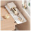 Folding WallMounted Desk Extension Panel, Retractable Keyboard Tray (White, 40 x 20 cm) 1