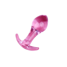 (Type A, Large) Beautiful Pink Glass Anal Butt Plugs Pretty Sex Toys