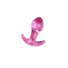 (Type A, Small) Beautiful Pink Glass Anal Butt Plugs Pretty Sex Toys
