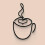 Metall-Kaffee-Dekorationen, Schild,-dreiteiliges Set 4