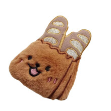 Jouet grinçant en peluche pour chien engageant-Pain français