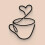 Metall-Kaffee-Dekorationen, Schild,-dreiteiliges Set 6