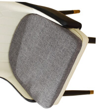 Ergonomic Seat Cushion Craft of Cotton Linen-Dark Gray 1