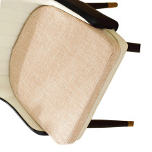 Ergonomic Seat Cushion Craft of Cotton Linen-Rice color 1
