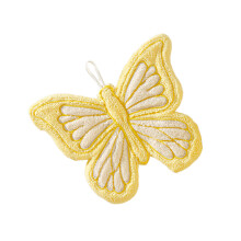 Butterfly Shape Washcloth Corals Fleece Thick Absorbent-Yellow