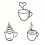 Metall-Kaffee-Dekorationen, Schild,-dreiteiliges Set 1
