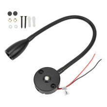 LED Reading Light Touch Dimmable Flexible Gooseneck Wall Lamp With USB Charger Port Stepless Dimming Aluminum Alloy Material For RV Boat And Camper