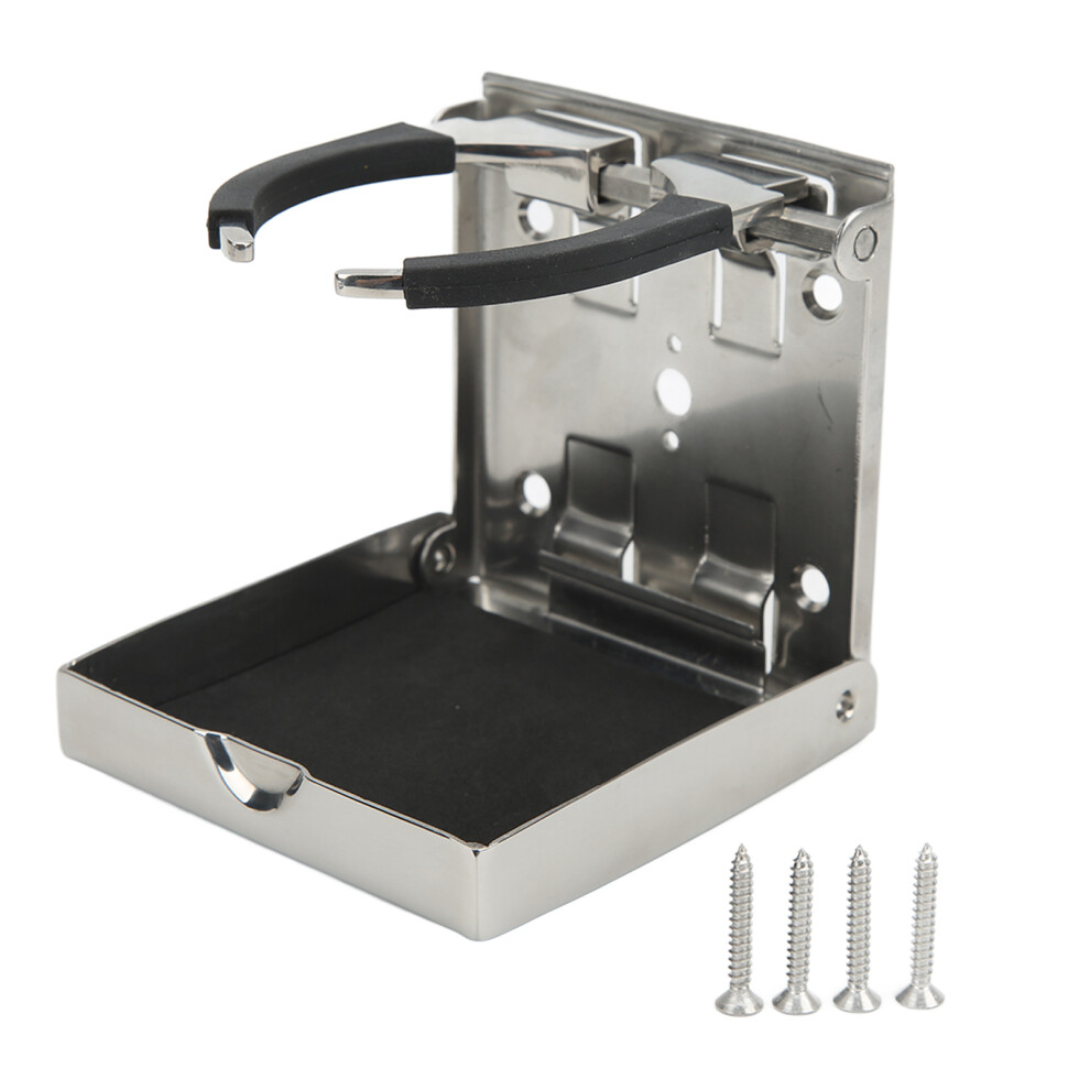 Wall Mounted Cup Holder For Cars And Boats Easy To Install Adjustable Folding Drink Holder With Screws Waterproof And Durable Top Quality Materials 9138057574524