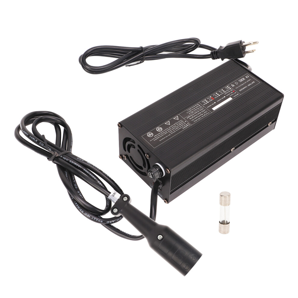 Lead Acid Battery Charger 4 Golf Cart, Battery Charger W/ Fully Charged Auto Stop & Three Stage Intelligent Charging Mode Over Voltage Over Current 9139052784659