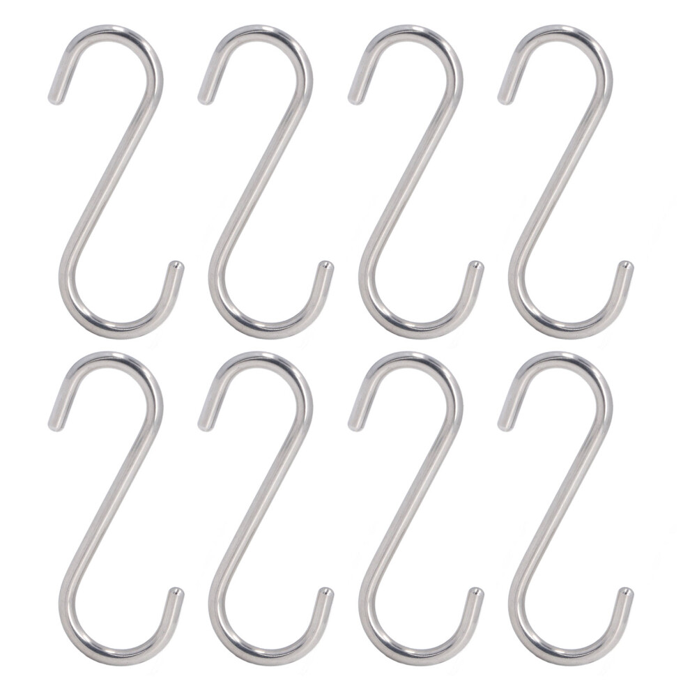 S-Shaped Hooks For Kitchenware Organization, Stainless Steel Hanging Hangers With Electroplated Surface, Strong And Safe Storage 9347418513731