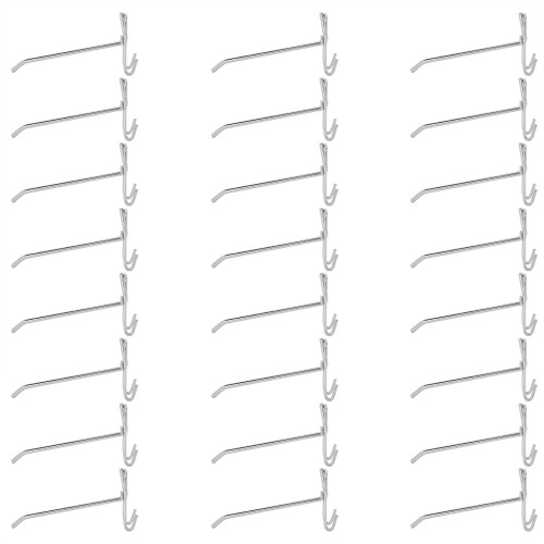 Durable Pegboard Hooks for Supermarket Storage, Heavy Duty Iron Wall Bracket Display Hook with Rust Resistant Surface, Ideal for Garage Kitchen Office