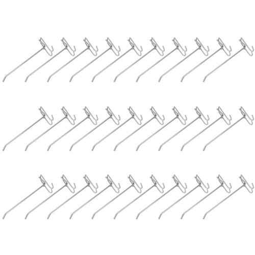 Durable Pegboard Hooks for Supermarket Storage, Heavy Duty Iron Wall Bracket Display Hook with Rust Resistant Surface, Ideal for Garage Kitchen Office 2