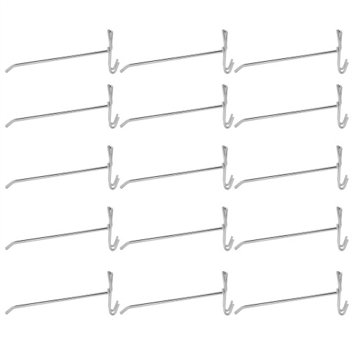 Durable Pegboard Hooks for Supermarket Storage, Heavy Duty Iron Wall Bracket Display Hook with Rust Resistant Surface, Ideal for Garage Kitchen Office 1